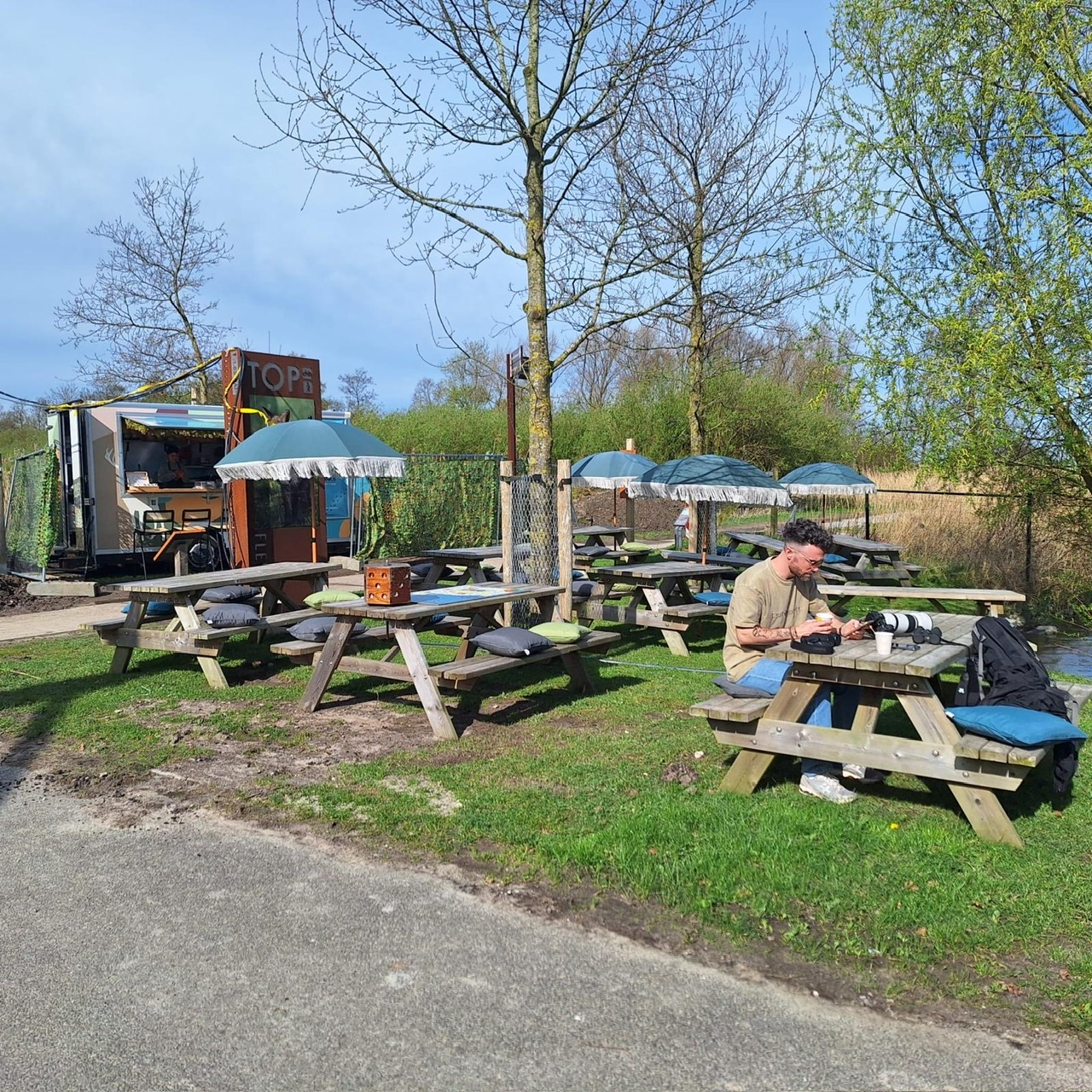 Oostvaardersplassen koffie lunch gebak taart wandelen horeca